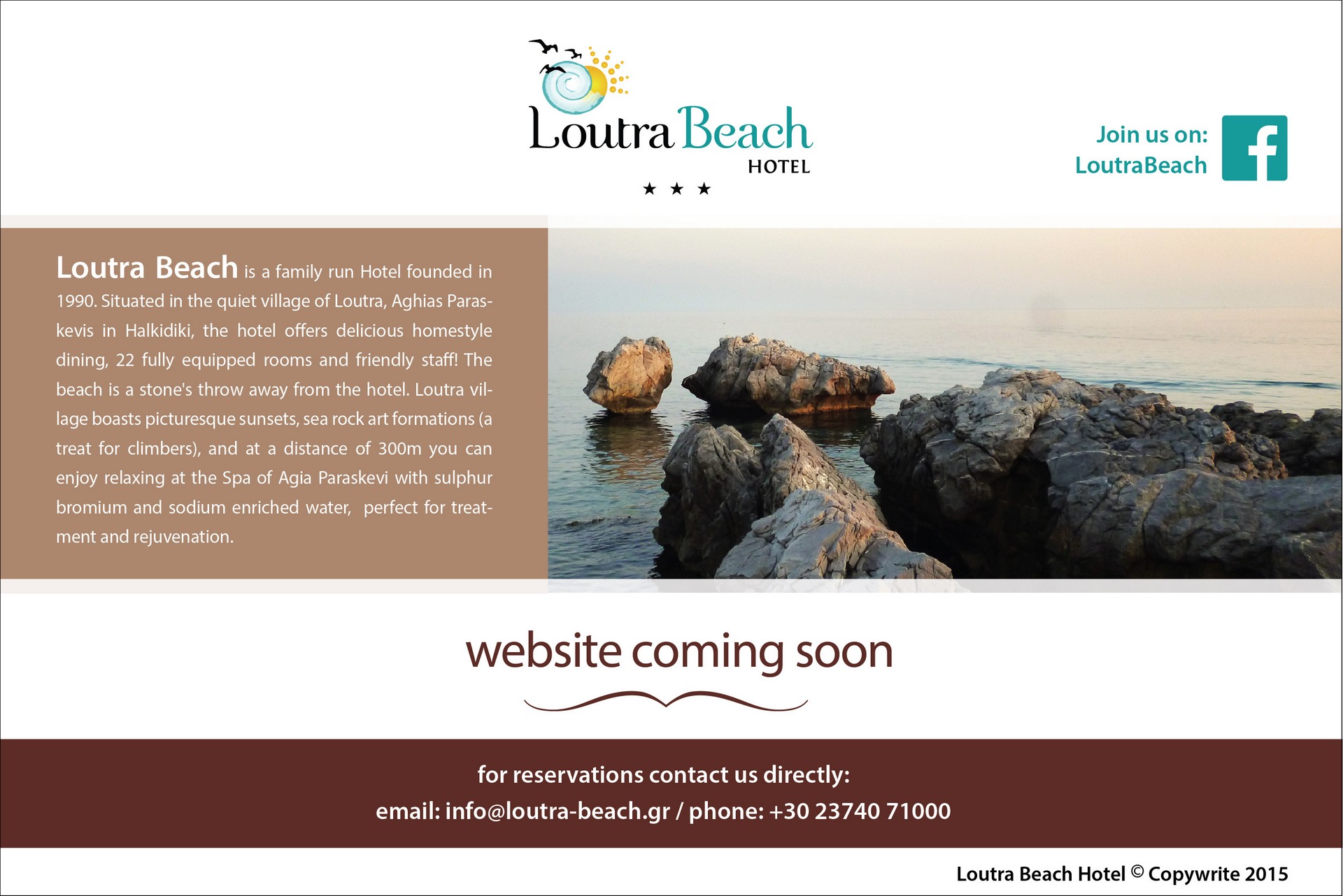 Loutra beach